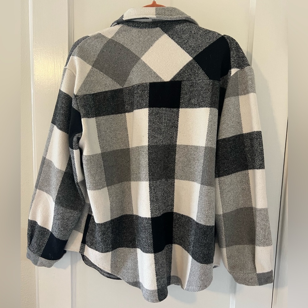 Plaid Shacket - Picture 2 of 2